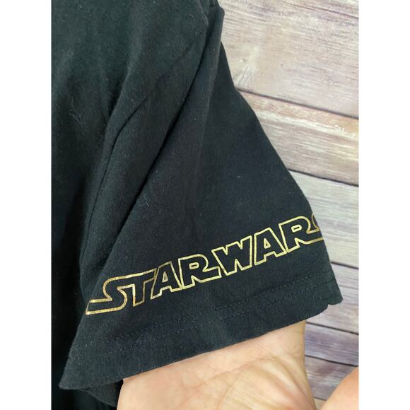 Star Wars Shirt Adult Large Black Gold Han Solo Lego Disney Parks I Know Mens - Picture 7 of 8